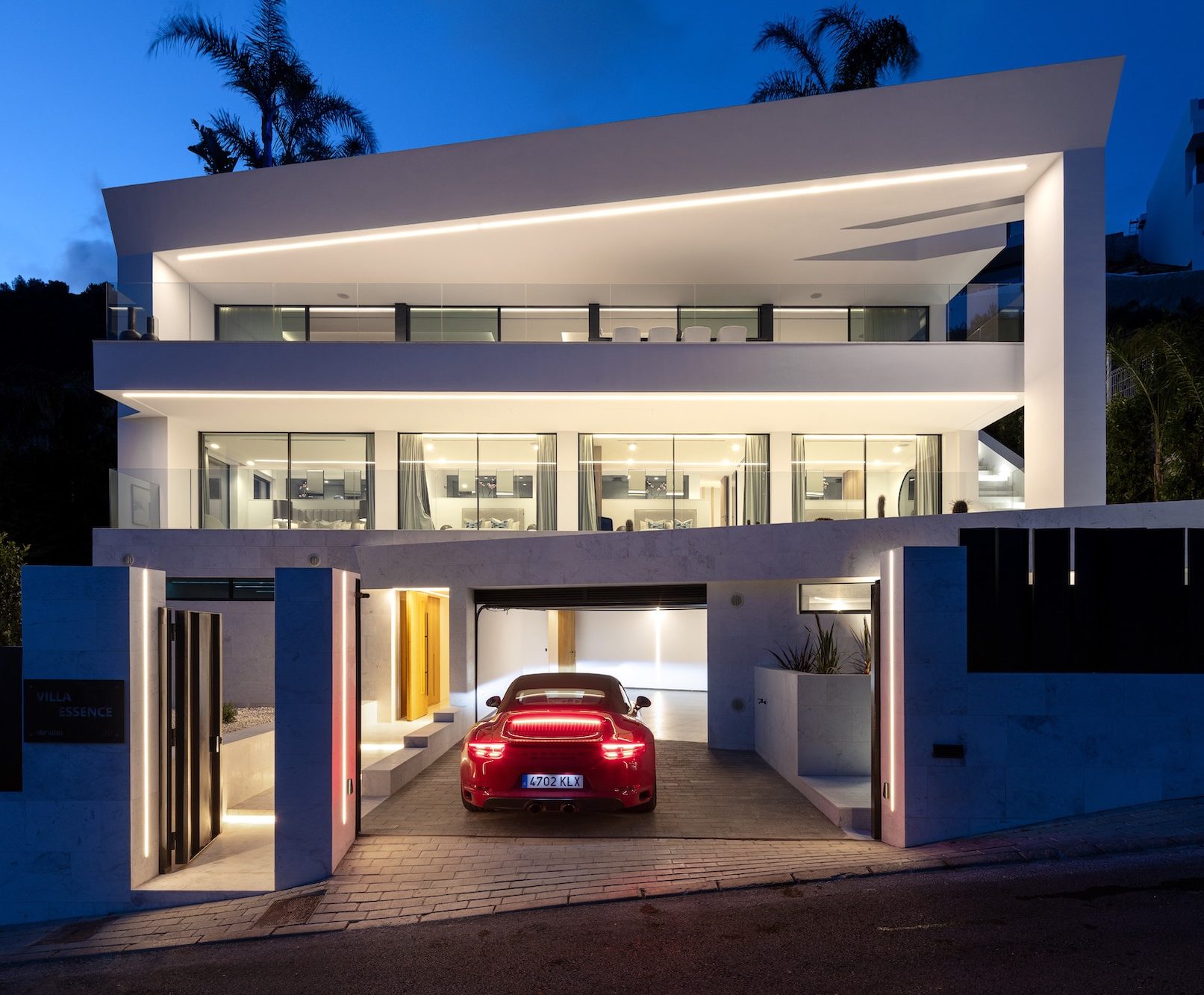 Design villa for sale, turn key, only 5mins from Ibiza town in a new exclusive residential area.