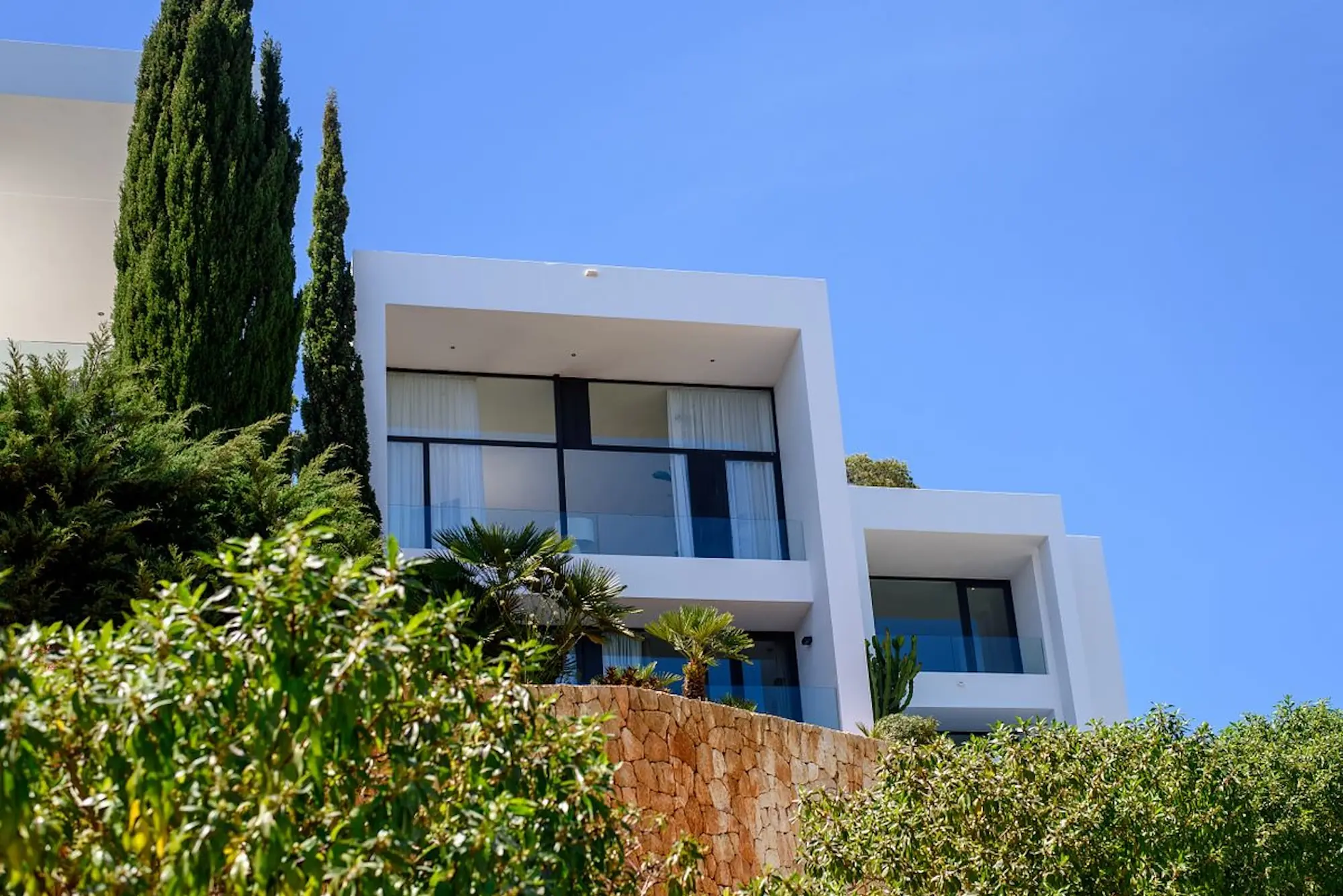 Detail of architectural lines and finishes