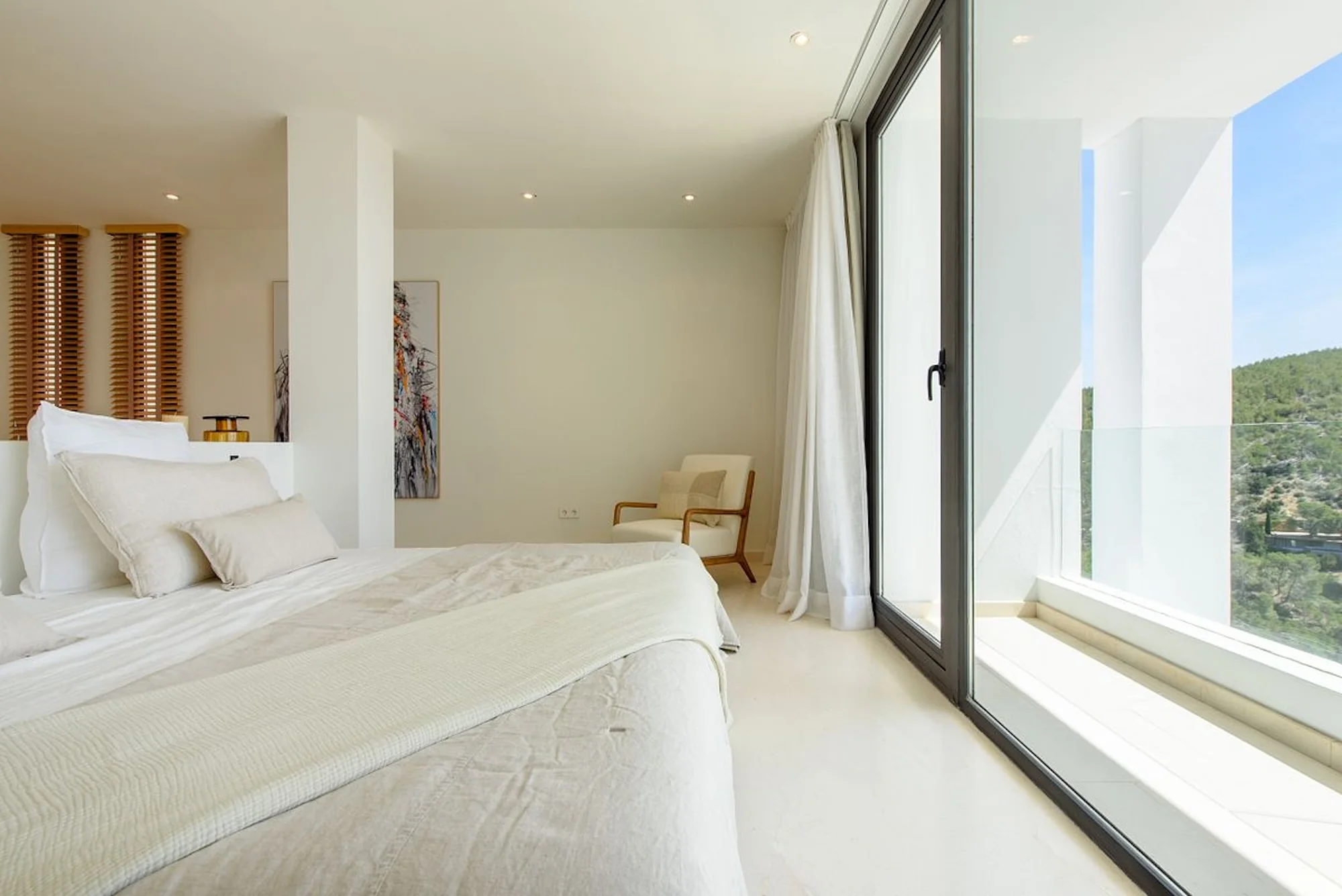 Contemporary master bedroom, Can Cypress