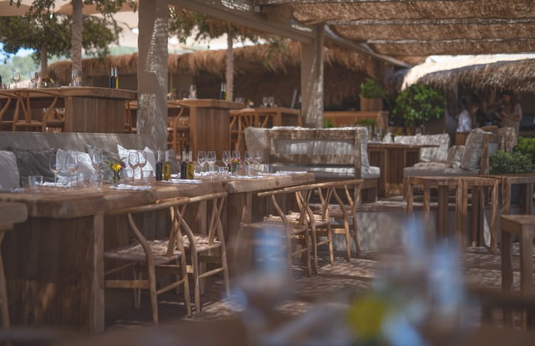Ibiza's Culinary Delights: From Fine Dining to Beachside Feasts 5 One of the most exclusive Beach Restaurant of Ibiza