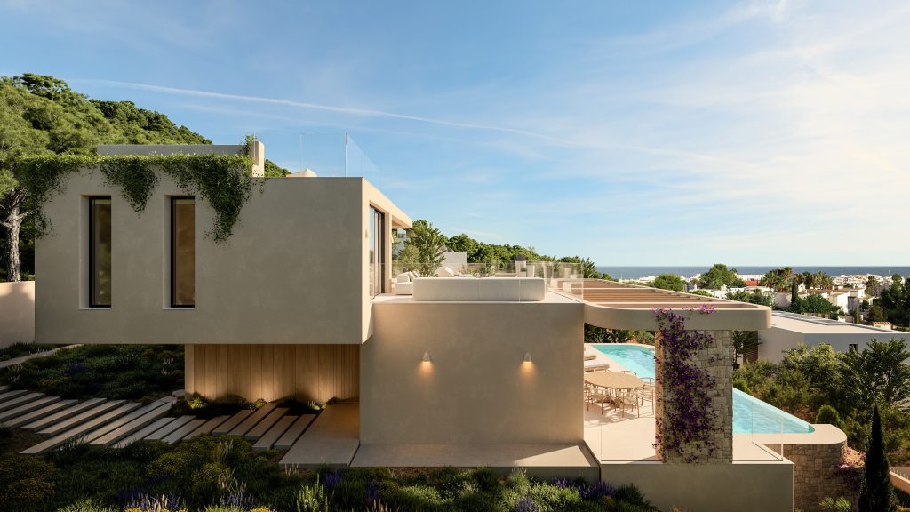 8 luxury villas, new build development in Sta Eulalia, Ibiza